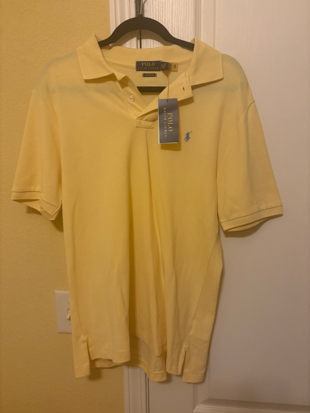 Polo by Ralph Lauren Pale Yellow Polo Shirt